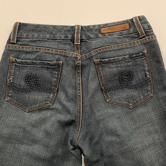 Seven7 Women's Blue Boot Cut Jeans.  Size 6 - Picture 1 of 12